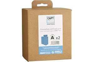 Domena Pack de 2 Cassettes anticalcaires Type A Bleu