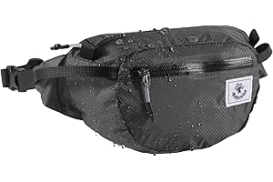 4Monster Foldable Waist Bag with Adjustable Strap, Portable Bum Bag Super Lightweight, Water Resistant Fanny Pack for Men Women Outdoor Hiking Running Travel Camping Sport