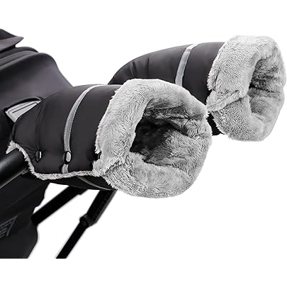 Guanti Scaldamani Per Passeggino - Impermeabili, Interno In Pile, Universali - Foto 5