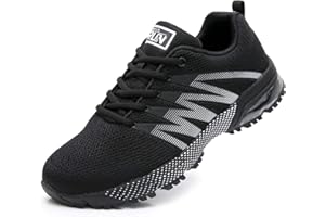 Azooken Herren Damen Sportschuhe Laufschuhe Turnschuhe Sneakers Leichte Fitness Mesh Air Sneaker Straßenlaufschuhe Outdoor 36-47