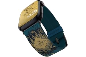 MOBYFOX Harry Potter – Marauder’s Map Smartwatch Armband - Offiziell lizenziert, kompatibel mit jeder Größe und Serie der Apple Watch (Uhr nicht enthalten)