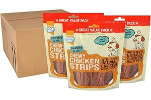 ARMITAGES PET PRODUCTS Good Boy Pawsley & Co Chicken Strips 350g (Pack of 3)