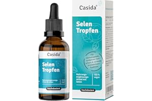 ‎CASIDA Casida Selen Tropfen hochdosiert - Natriumselenit - vegan & frei von unerwünschten Zusatzstoffen - 50 ml