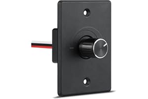 Obeaming Dimmer Interruptor DC 12V LED Regulador de Intensidad para Autocaravana, Camper, Barco, Furgoneta, Caravan, Luces LED Regulables, Lámpara Incandescente, Halógena, Tira de luz de un solo color