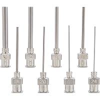 OLYCRAFT 5x Glasspritze 1 Ml – Luer Lock & Stumpfe Spitzen, Wiederverwendbar, Für Labor & Haustiere