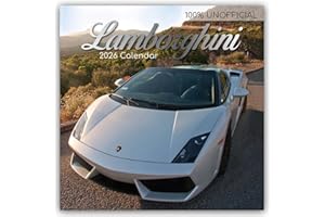 Lamborghini 2026 – 16-Monatskalender: Original The Gifted Stationery Co. Ltd [Mehrsprachig] [Kalender] (Wall-Kalender)