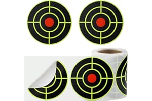 SAVITA 200 Piezas Dianas de Tiro Autoadhesivas, 7,6cm Salpicaduras de Tiro Dianas de Salpicaduras Shooting Target Adhesivo para Tiro Arco de Tiro con Arco Entrenamiento de Caza