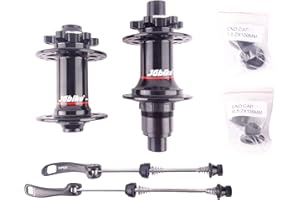 JGbike MTB 32 hole Quick Release and Axle hubs for 6 bolts Disc Brake mountain bike bicycle, for shimano HG standard 8 9 10 11 speed, SRAM XD 11 12 speed, Shimano Micro Spline 12 speed