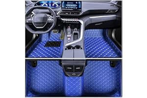 Muchkey Coche Alfombrillas para Jeep Renegade 2019-2022 Moqueta a Medida Alfombras Bleu