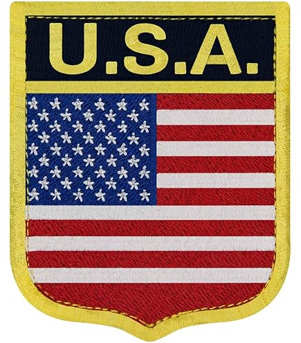 STATI UNITI D'AMERICA! Grande toppa ricamata con