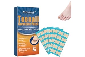 TRUUME 60Pcs Zehennagel Korrektur Patch, Eingewachsene Pflaster, Zehennagel Patch, Eingewachsene Zehennägel Pflaster, Eingewachsene Zehennägel Korrektur Patch, Korrektur Aufkleber Zeh Nagel