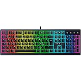 Razer Ornata V3 - Low Profile Gamer Keyboard (MECHA-Membrane Switches, Ergonomic Wrist Rest, RGB Chroma, UV Varnished ABS Key