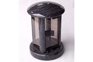 designgrab Tao Lampe Funéraire en Granit Orion Blue/Coromandel/Bahama Blue