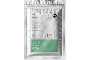 ‎KURO MATCHA Bio Matcha-Pulver Minto - Premium Matcha-Tee von Kuro - Bester Preis durch Direktimport aus Japan (100g)