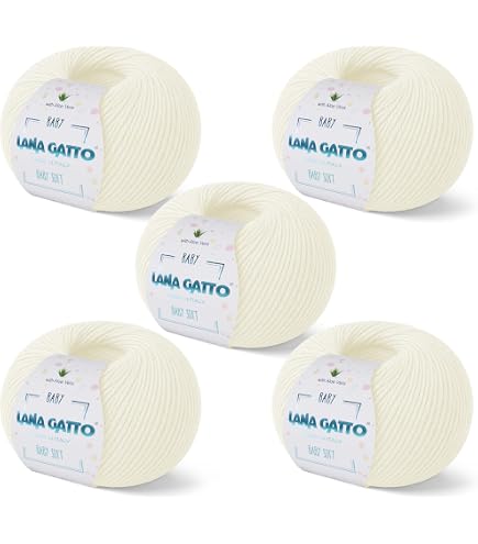 Susy Gomitoli Di Lana 50% Lana 50% Acrilico – Confezione Da 10 Pezzi Da 50 Gr – Colore Grigio 5 – Made In Italy