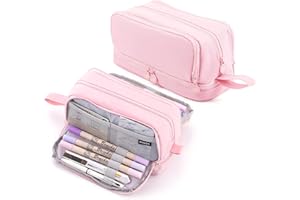 liupmeg Federmäppchen,4 Fächer Pencil Cases,Mäppchen Mädchen Teenager,Große Kapazität Federmäppchen,Pencil Case,Langlebig Federtaschen,Mäppchen Reißverschluss,Mädchen Mäppchen,Tasche Perfekt