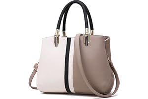 FANDARE Elegant Women Handbags Shoulder Bags Waterproof PU Leather Purse Crossbody Totes Top-handle Bag for Shopping Travel Work Business