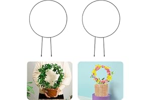 GEFIRE Tuteur Plante Grimpante Interieur Tuteur pour Plante, Treillis de Plantes d'Intérieur en Treillis de Petite Plante de 13,5 Pouces pour Plantes en Pot et Vignes de Jardin (Noir)