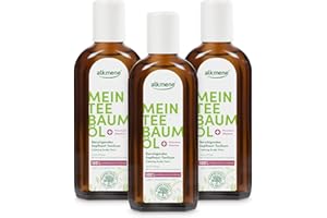 ‎ALKMENE alkmene Mein Teebaumöl Kopfhaut Tonikum 3x 250 ml Juckreiz Linderung 100% bestätigt - naturreines Teebaumöl, vegan & klimaneutral - beruhigendes Haarwasser bei trockener & juckender Kopfhaut