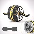 PROIRON Ultra-Wide Ab Roller Wheel, Abs Roller for Abdominal & Core Strength Training, Exercise Wheels for Home Gym Workout, Fitness Equipment for Core Workout, Abs Trainer with Knee Pad