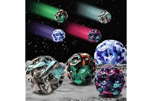 Viojrlly 4 Pièces Astro Jump Ball, Balle en Caoutchouc à Haut Rebond, Space Bouncy Ball, Bounce Ball Toys pour Enfants, Mini Jouet Balle rebondissante, Jouet Sensoriel pour Enfants et Adultes