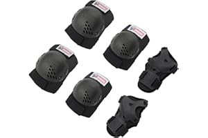 SOHOUR HOME Youth & Kids Knee Pads Elbow Pads Wrist Guards Set for 3-15 Years Child Roller Skate, Scooter, Inline Skating, Cycling, BMX Bike
