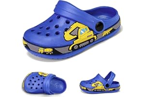 HITOPTEU Unisex Zoccoli Sabot Bambini Carino Sabot Ciabatte Dinosauro Sandali da Spiaggia Estivi Ciabatte da Giardino Muli Scarpe da Piscina Ragazzi Ragazze