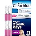 Clearblue Digital Ovulation and Pregnancy Test – Find Your 2 Peak Days, 10 Digital Ovulation Tests and 1 Rapid Detection Pregnancy Test, Try The Free Clearblue Period & Cycle Tracker App