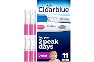 Clearblue Digital Ovulation and Pregnancy Test – Find Your 2 Peak Days, 10 Digital Ovulation Tests and 1 Rapid Detection Pregnancy Test, Try The Free Clearblue Period & Cycle Tracker App