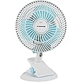 Olsenmark 8" Clip Fan- OMF1856, 3-in-1 Use, with 3 Leaf Blades For Strong Wind And 2-Speed Levels, High Performance Motor For High Speed, 360-Degree Rotation