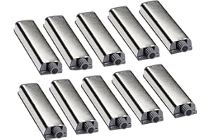 LOOTICH Push to Open Door Catches for Kitchen Cabinet Cupboard Wardrobe Automatic Spring Flap Touch Latch for Screw Fixing Pack of 10