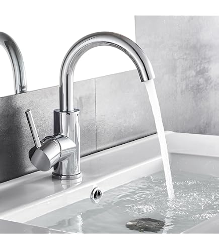 Hansgrohe Logis - Rubinetto Per Lavabo Senza Scarico, Miscelatore Lavabo Risparmio Idrico Ecosmart Con Altezza Bocca 240 Mm Nero Opaco 92752343