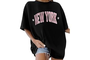 Lonya Damska koszulka z okrągłym dekoltem w 100% z bawełny koszulki z krótkim rękawem z szerokimi ramionami letnia koszulka powodująca duże rozmiary koszulki koszulki z nadrukiem