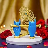 Ekhasa Lord Krishna Hands with Flute Idol (Small Size) | Krishna Flute Hand Statue | Krishnaji Divine Hands Idol with Flute a