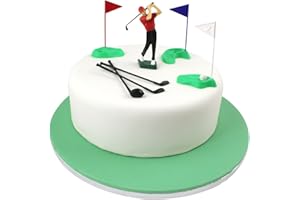 PME GS010 Golf Decorations/Plastic Figures, 13-Pieces, Green/Red/Blue/White/Black, 17 x 12.1 x 3.6 cm