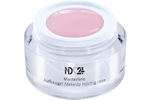 ‎ND24 NAILDESIGN Masterline Makeup Camouflage Gel milk Rose-Nude - Babyboomer- Studio-Qualität Made In Germany - 15ml