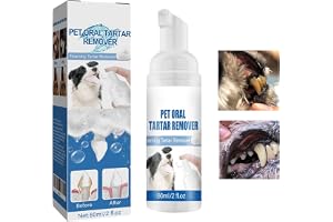 Hund Andedräktsfräschare Spray,60 Ml Skum Tar Bort Gulnande Tandfläckar - Rengörande Tandvårdsspray För Husdjur - För Tandköttshälsa Munhygien Och Valpvård Samt Rengöring Och