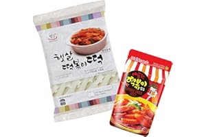 Set di torte di riso coreane – Sempio Topokki salsa e torta di riso Matamun – Gusto autentico – OG ASIA (Sempio Topokki Hot & Spicy salsa (150g) e torta di riso Matamun Tteokbokki (600g))