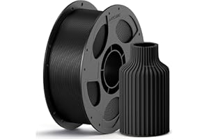 ANYCUBIC PETG Filamento 1,75mm 1KG, Impresora 3D Filamento PETG, Precisión Dimensional +/- 0,02mm, 1KG Carrete (2.2 LBS) para Filamento de Impresión 3D, Negro
