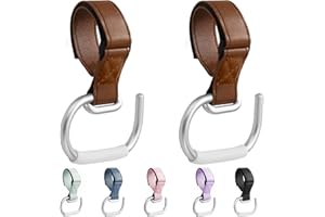 ROSSIVAN Buggy Clips, Premium 2 Pack Pram Hooks for Bags - Universal Fit for All Strollers, Prams, and Pushchairs - Keep Your Hands Free