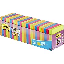 Post-it Super Sticky Riciclati - 14+4 Blocchetti Gratis, 76x76mm, Multicolore - Foto 5