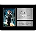 HWC Trading Scarlett Johansson Signed A4 Printed Autograph Black Widow The Avengers Print Photo Picture Display