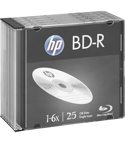 Verbatim 64293 BluRay BDR Recordable 25GB 6X Speed10 Pack Cake Box