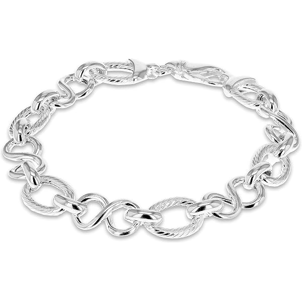 Bracciale donna maglia sfere oro bianco De Stefano - De Stefano Gioielleria