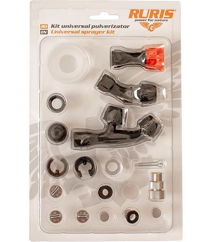 Kit Pulvérisateur Universel RURIS - Avec Manomètre, Buses Multiples Et Tuyau 1.2m Pour Jardinage