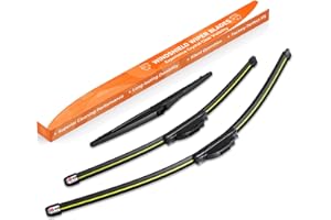 GEARCELL Winscreen Wiper Blade Set Compatible for LAND ROVER DISCOVERY SPORT SUV Sep 2014 Onwards, Automotive Replacement windscreen Wiper Blades Easy Install 25.5"+19.6"+11.8"(Set of 3)