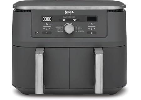 Ninja MAX digital airfryer dual zone, 2 lådor, 9,5 l, 6-i-1, ingen olja, Luftfritera, Max. krispighe - Amazon Deal & Rabatt