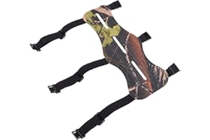 ELONG OUTDOOR Archery Arm Guard Archery Hand Guard Soft Archery Armguard with Adjustable Straps, Arms Protector