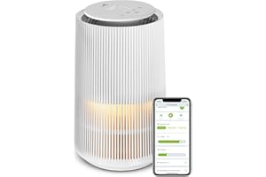SENYA Purificador de aire conectado filtro HEPA para 60 m², silencioso, 5 niveles de ventilación, My Pure Breath, SYWB-AP002