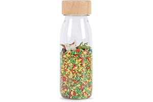 PETIT BOUM - Flasche Pets Spy I EIN Mikrokosmus in jeder Flasche | Entdecken, Hören und Lernen | Sensorische Stimulation | Sensorische Flaschen für Kinder